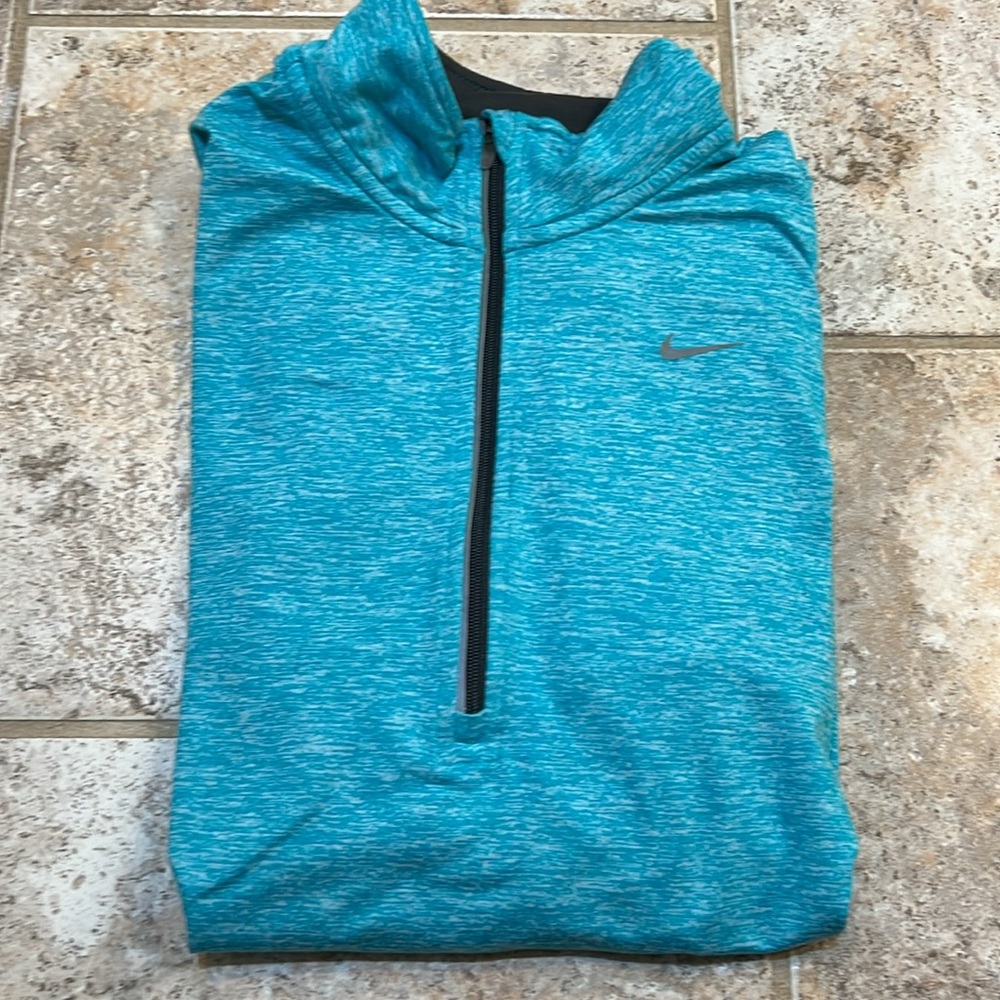 Nike Dri Fit 1/4 Zip Running Shirt Size Small